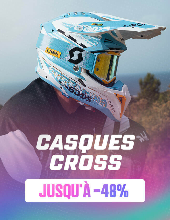 Casques cross jusqu' -48%
