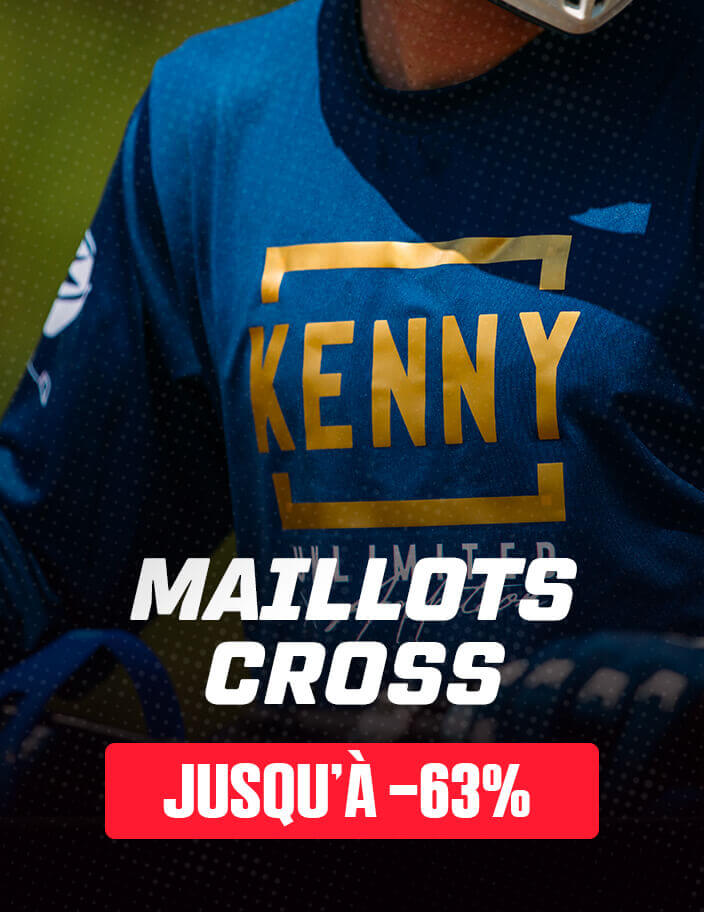Maillots cross jusqu'� -63%