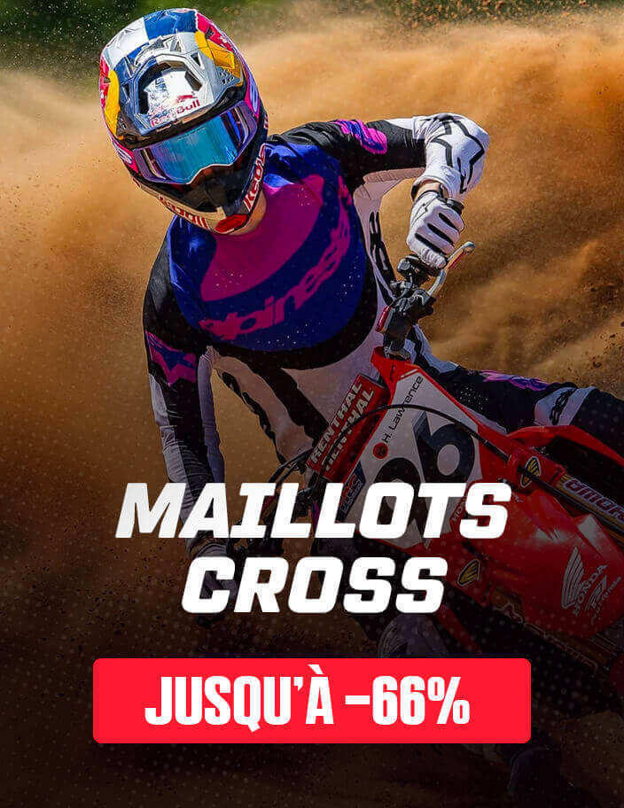 Maillots cross jusqu'� -66%