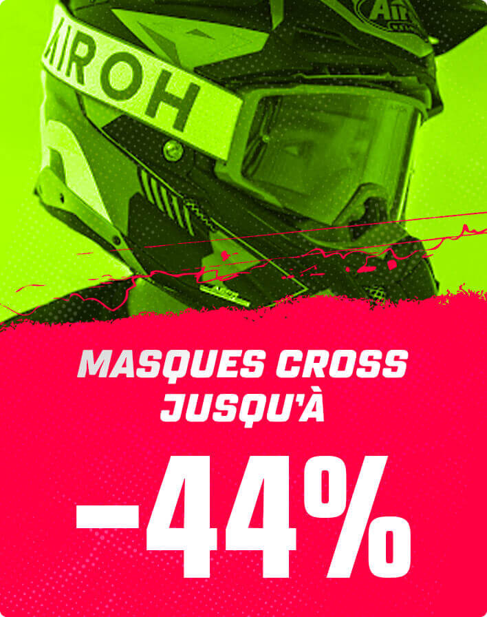 Masques cross jusqu' -44%