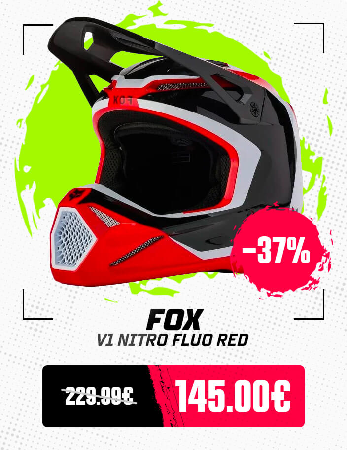 FOX V1 NITRO FLO RED