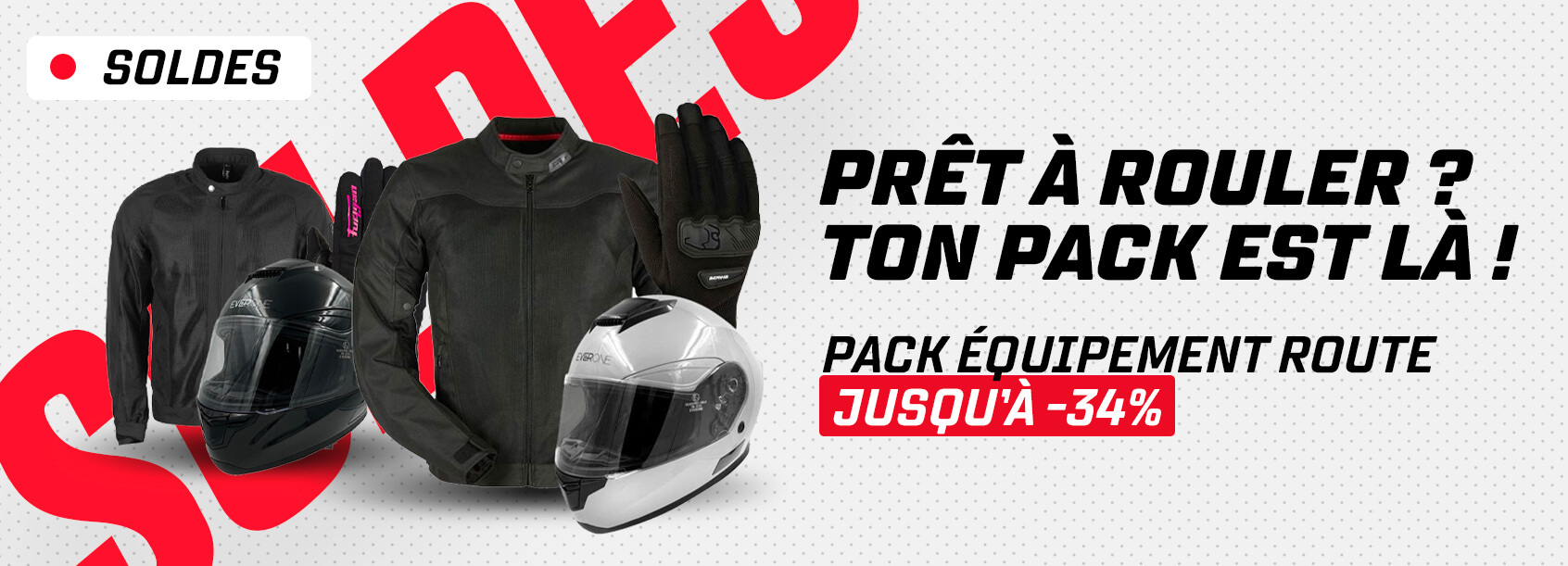 Packs �quipements jusqu'� -34%