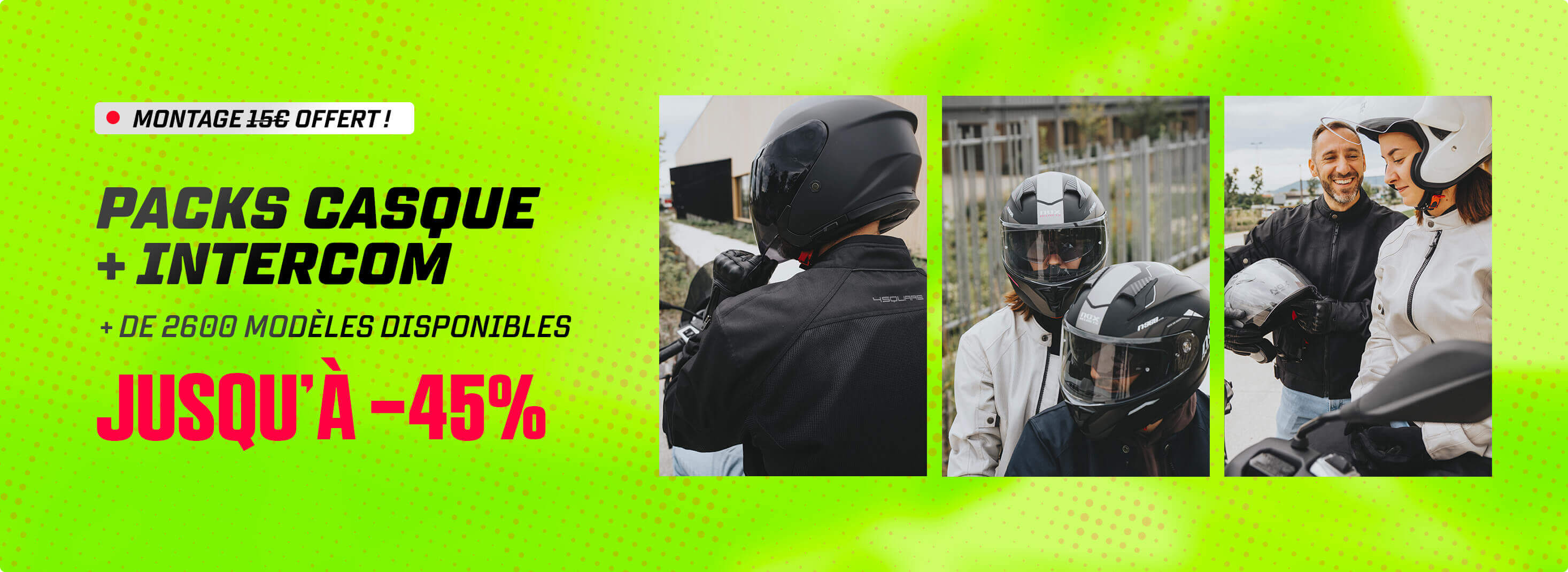 Packs casque + intercom jusqu' -45%
