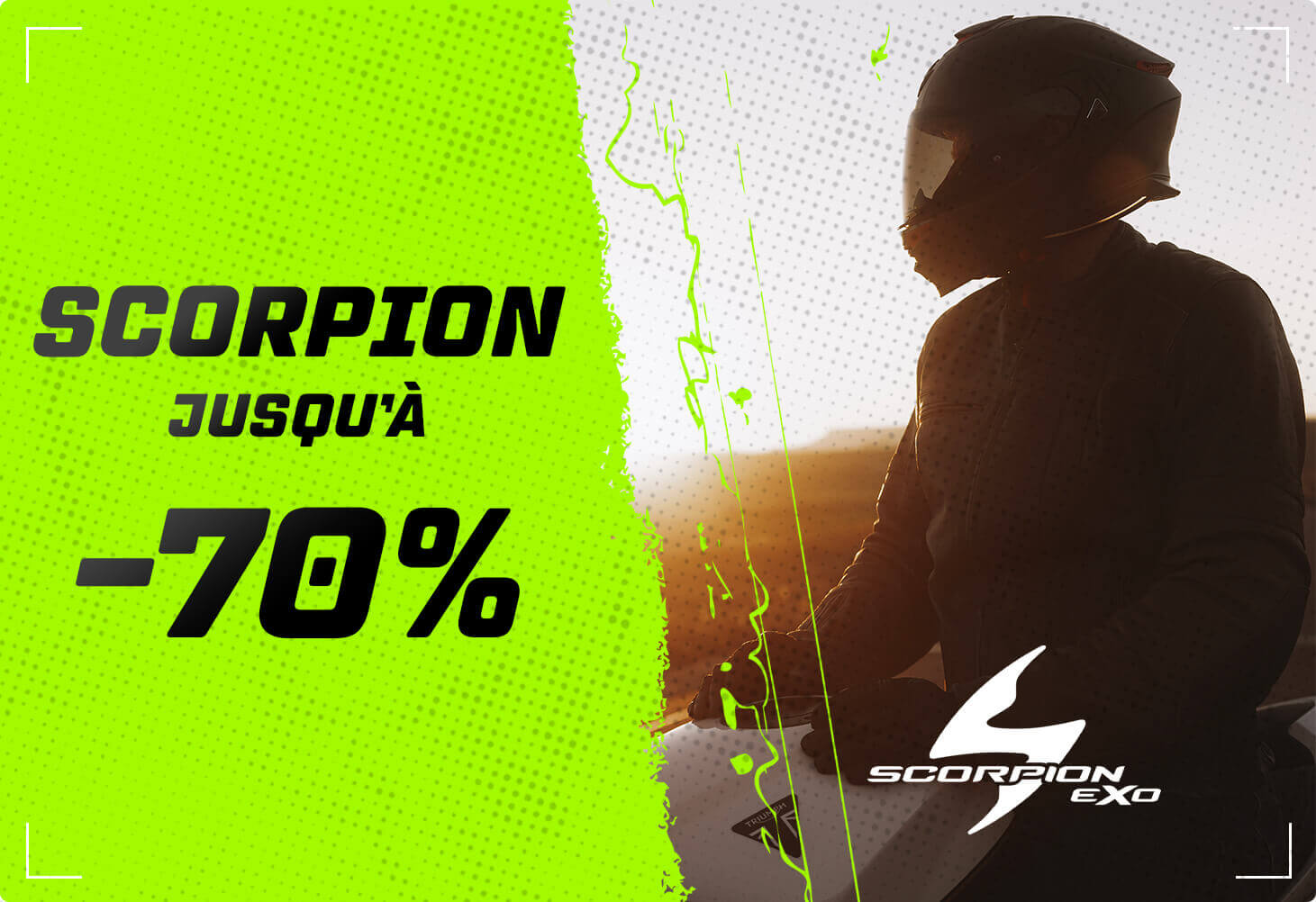 Casques Scorpion jusqu' -70%