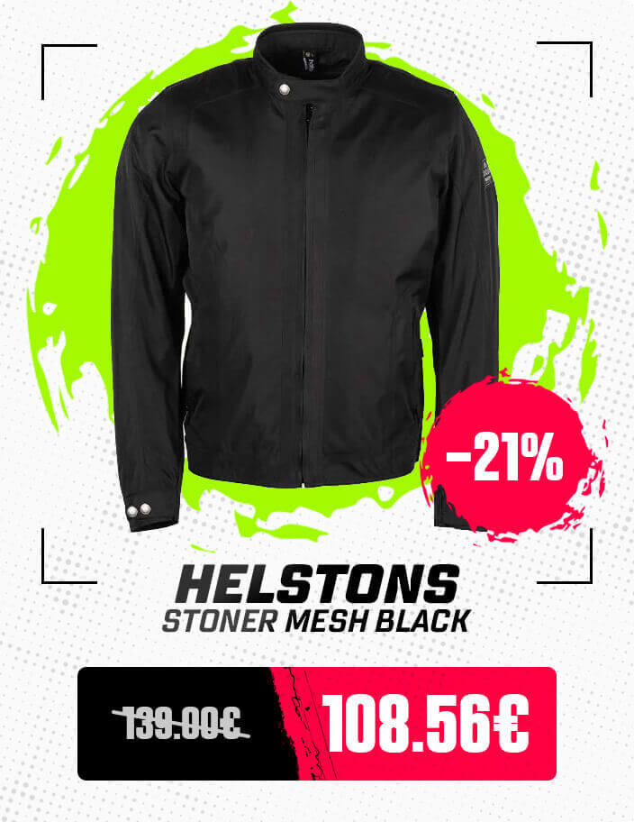 Helstons Stoner Mesh Black