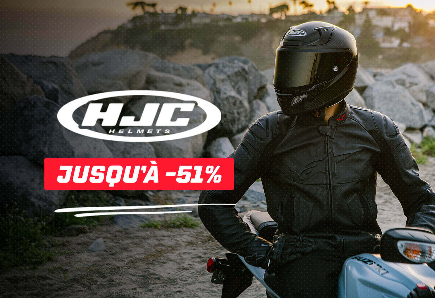 Casques HJC jusqu'� -51%