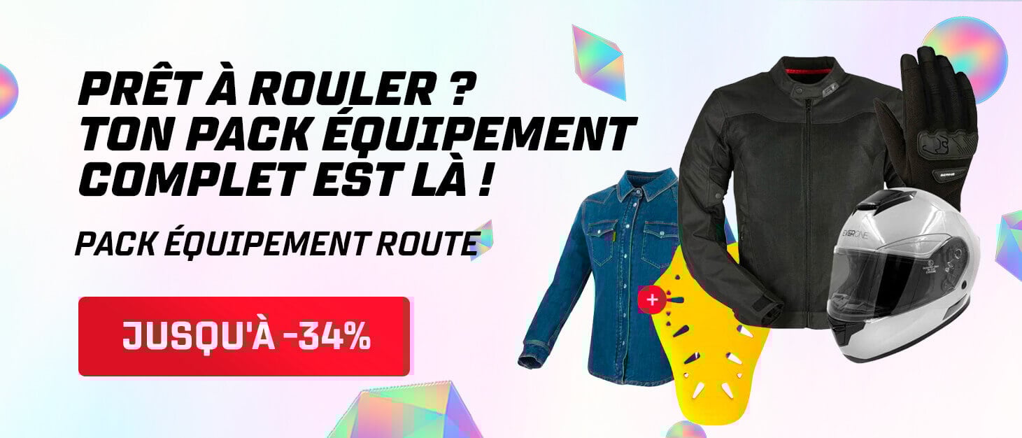 Packs quipements jusqu' -34%