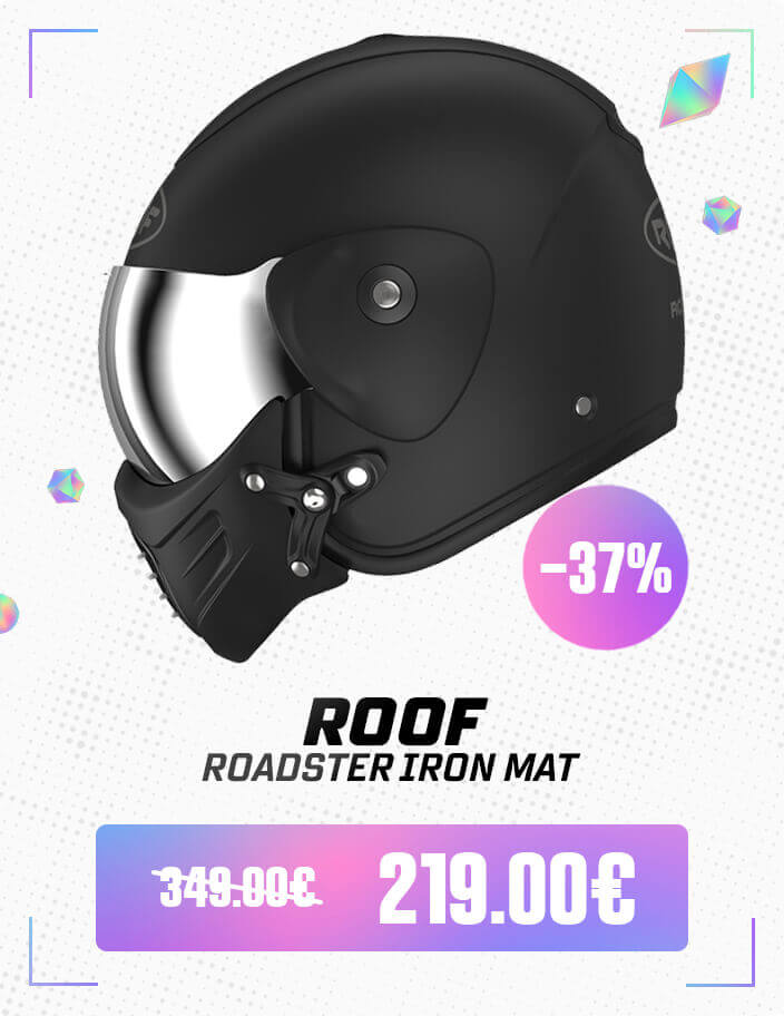 Roof Roadster Iron Mat Black Silver