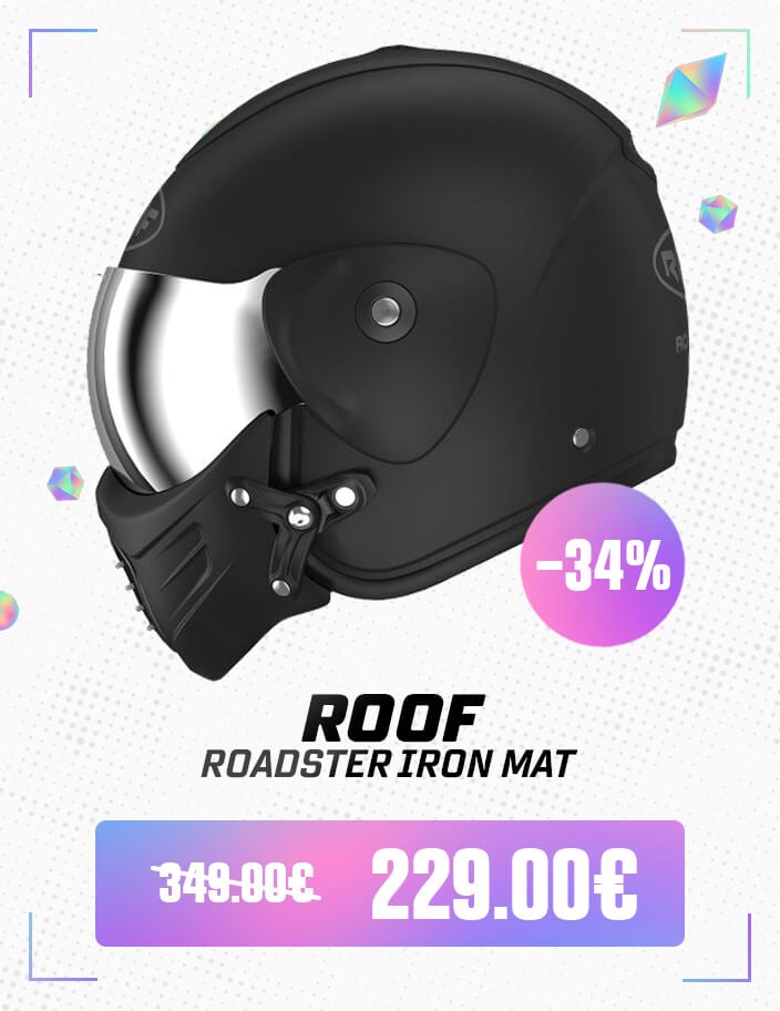 Roof Roadster Iron Mat Black Silver