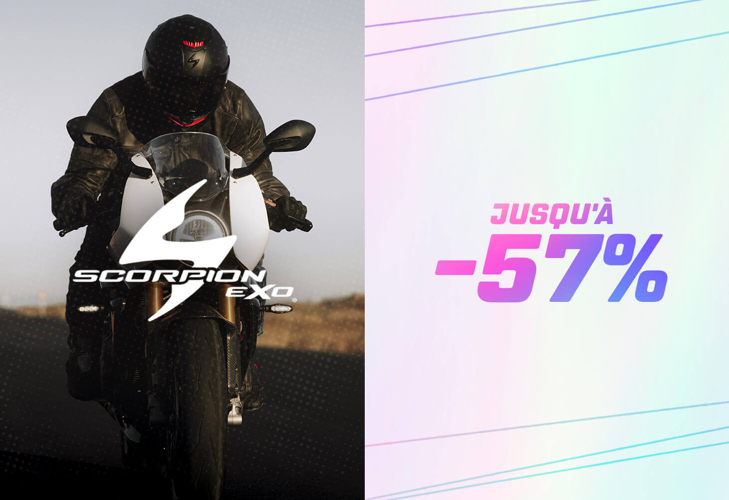 Casques Scorpion jusqu' -57%