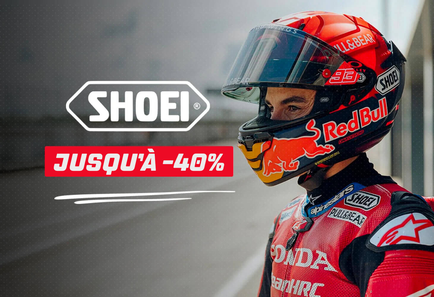 Casques Shoei jusqu'� -40%