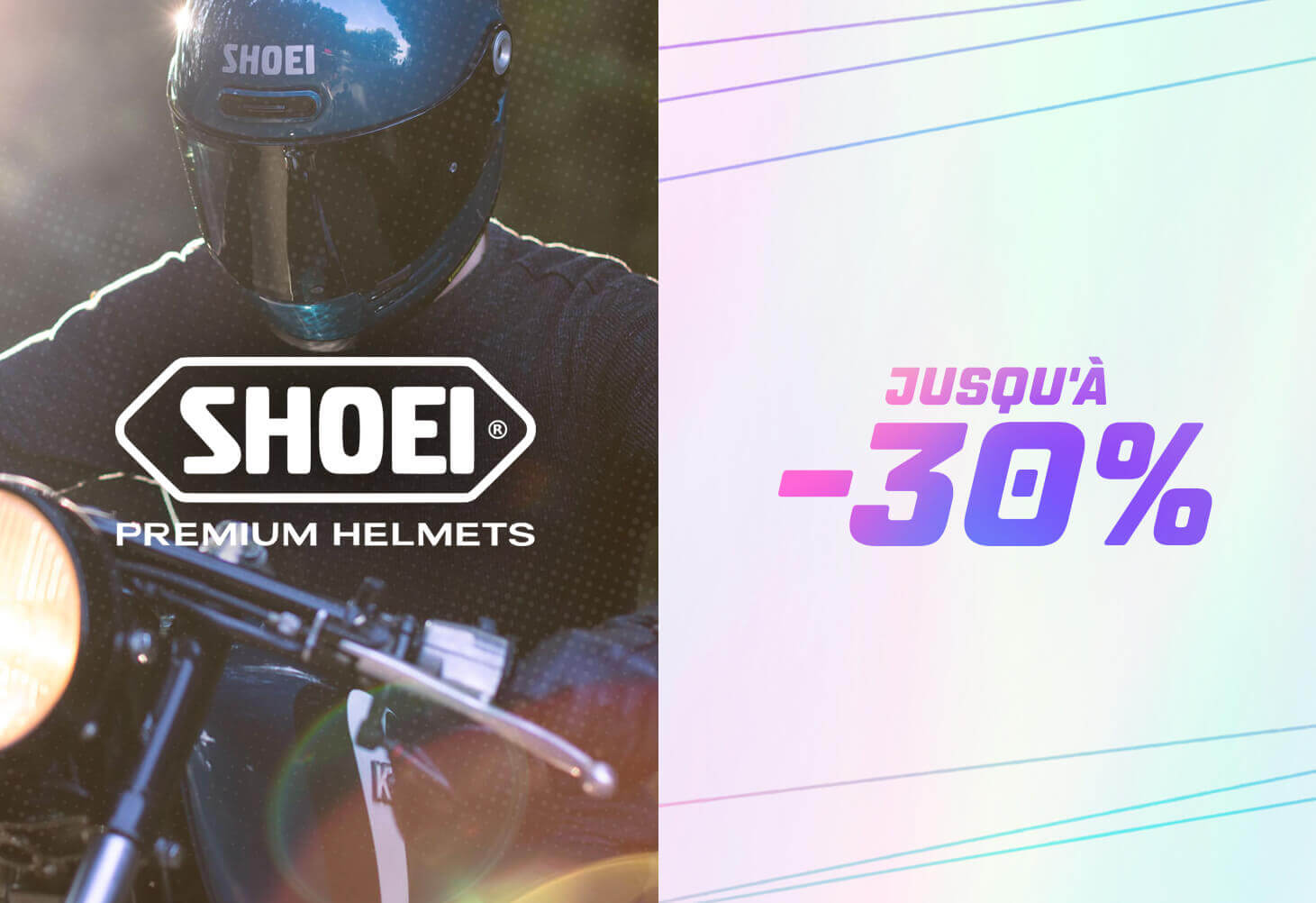 Casques Shoei jusqu' -30%