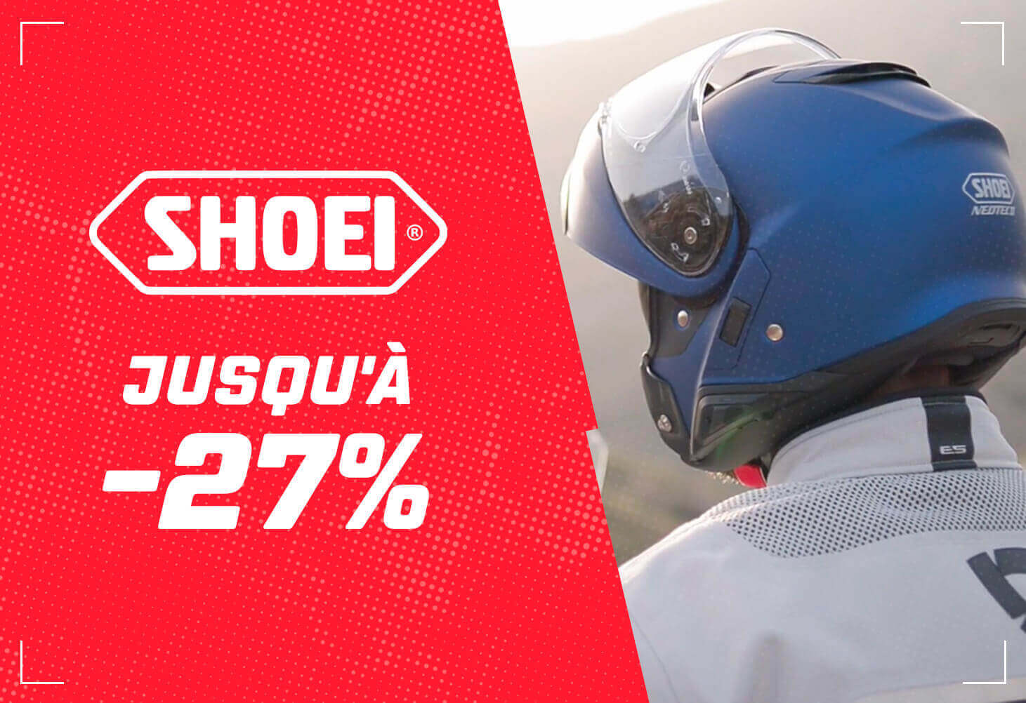 Casques Shoei jusqu'� -27%