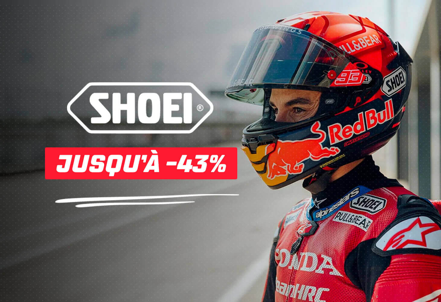 Casques Shoei jusqu'� -43%