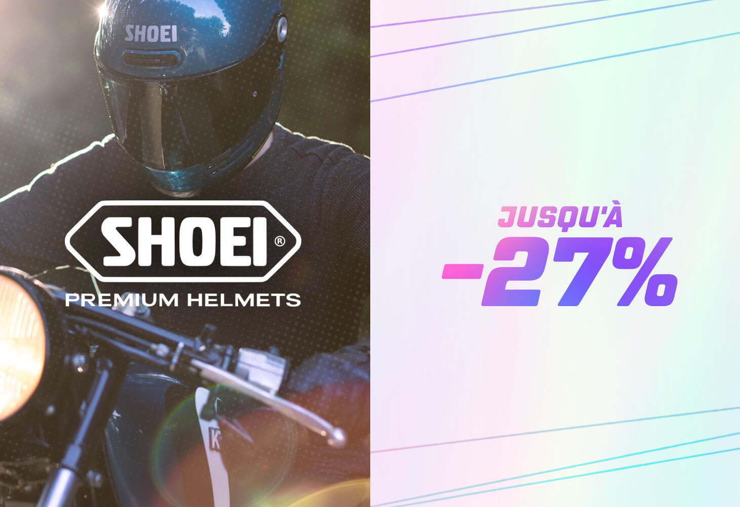 Casques Shoei jusqu' -27%