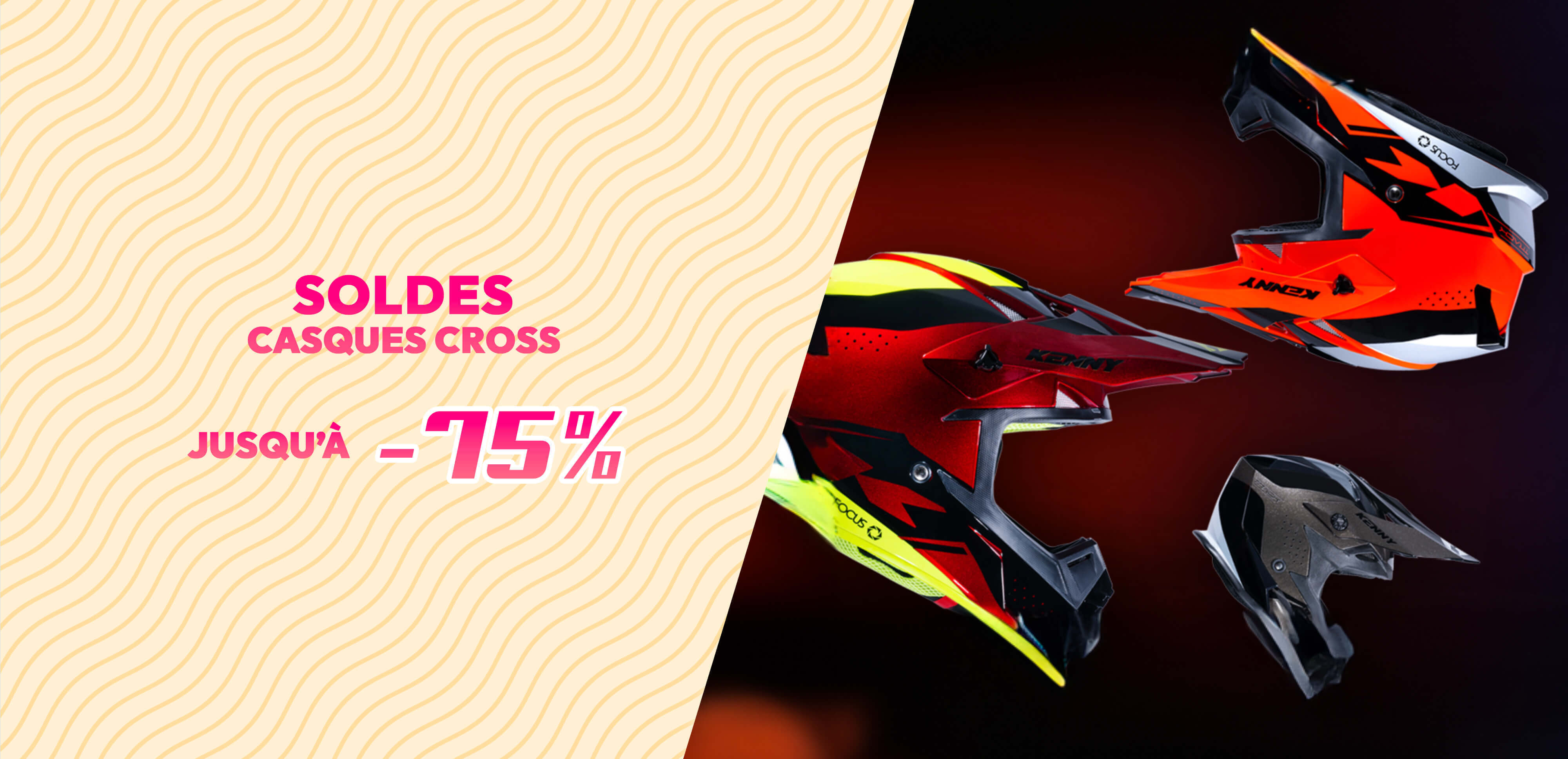 Soldes casques cross jusqu' -75%