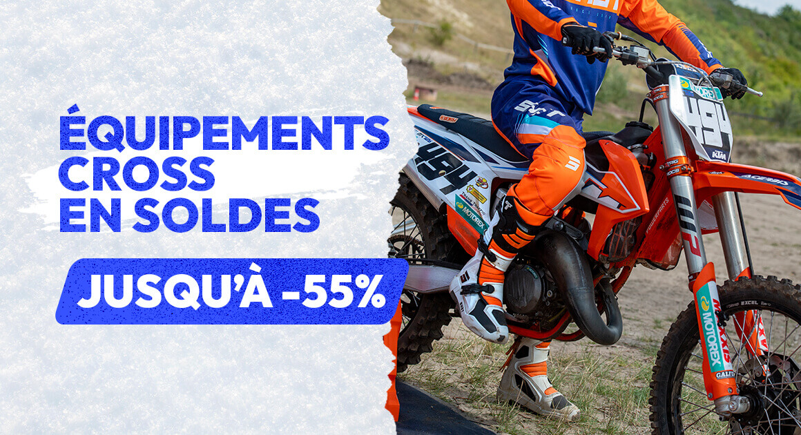 Equipements cross en soldes jusqu' -55%