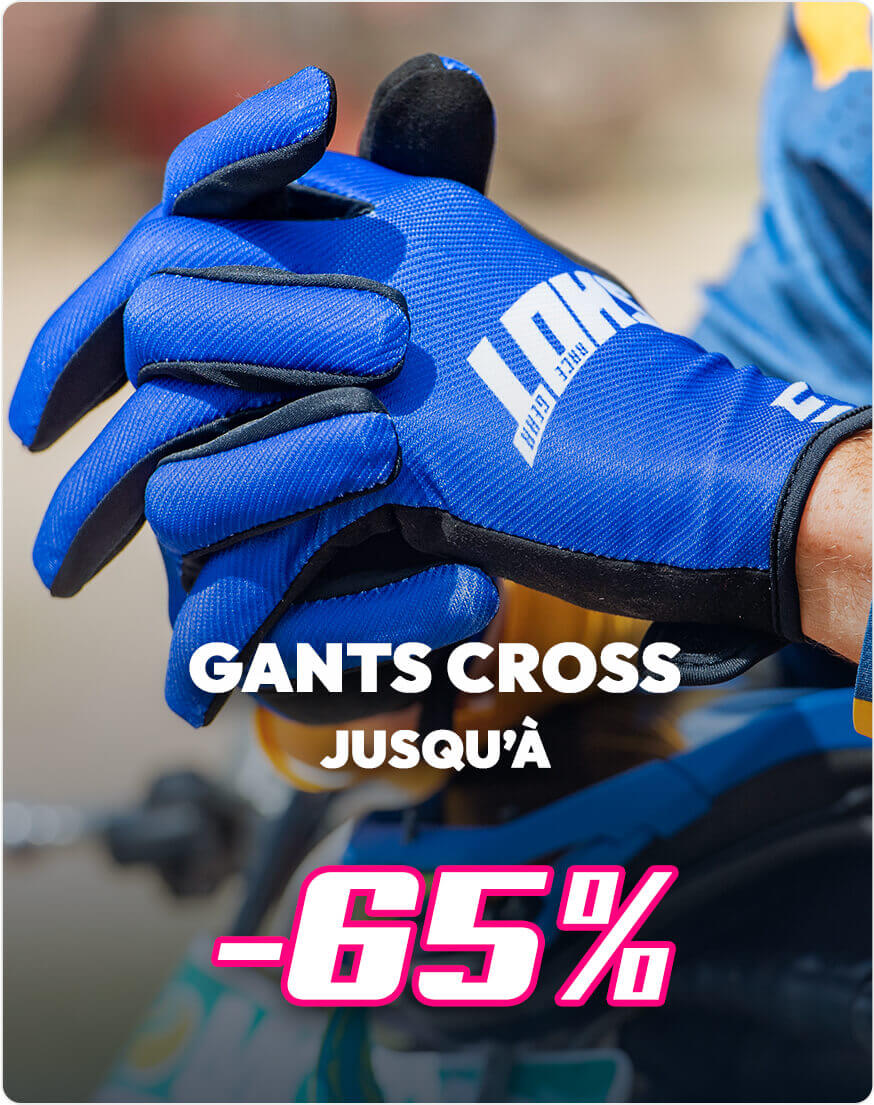 Gants cross jusqu' -65%