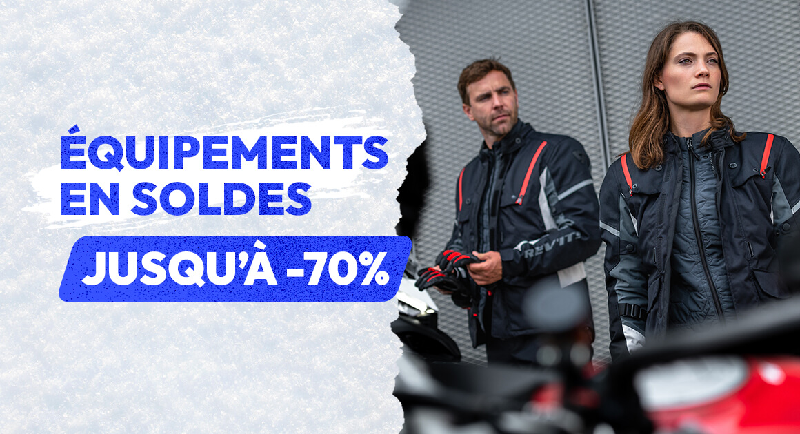 Equipements en soldes jusqu'à -70%