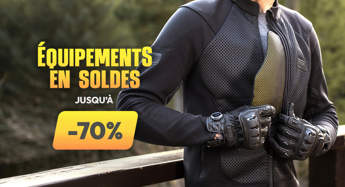 Equipements en soldes jusqu'à -70%