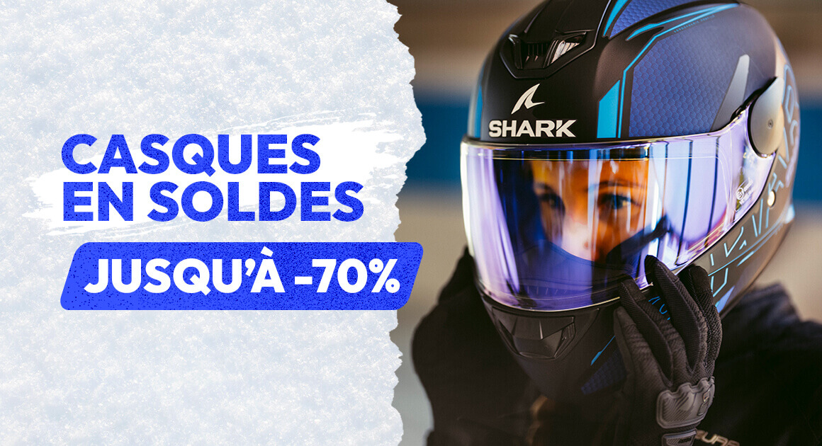 Casques en solde jusqu'à -70%