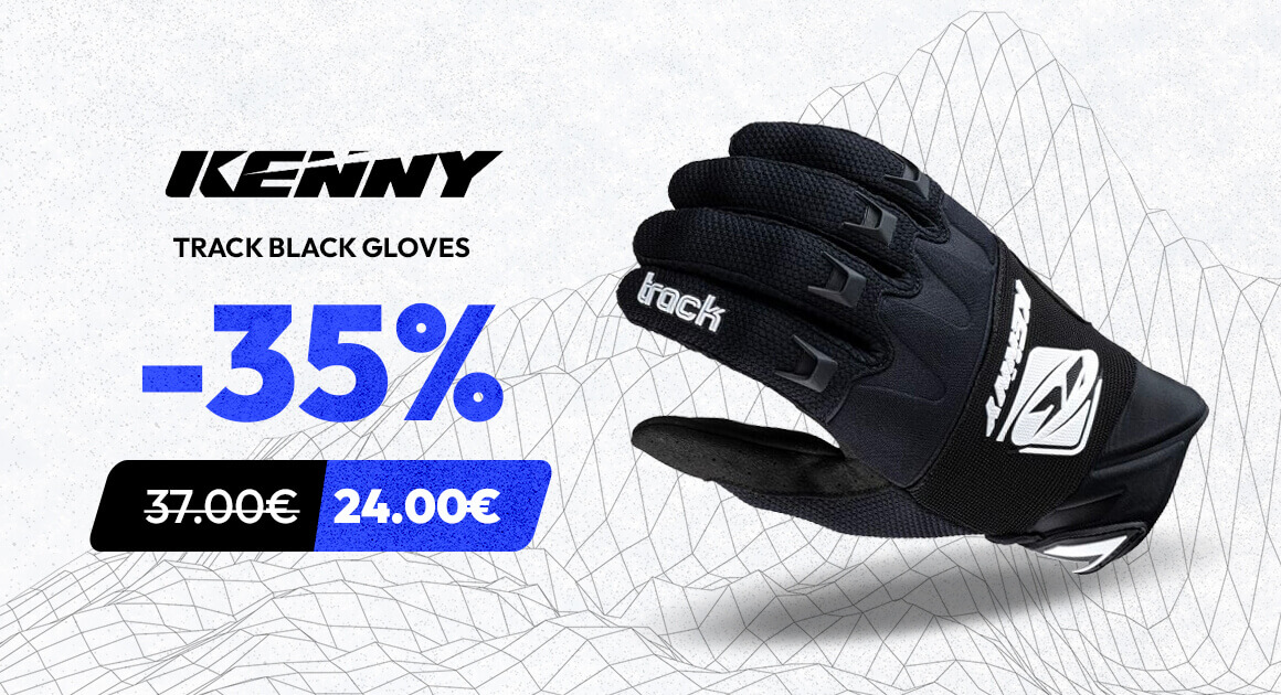KENNY TRACK BLACK GLOVES