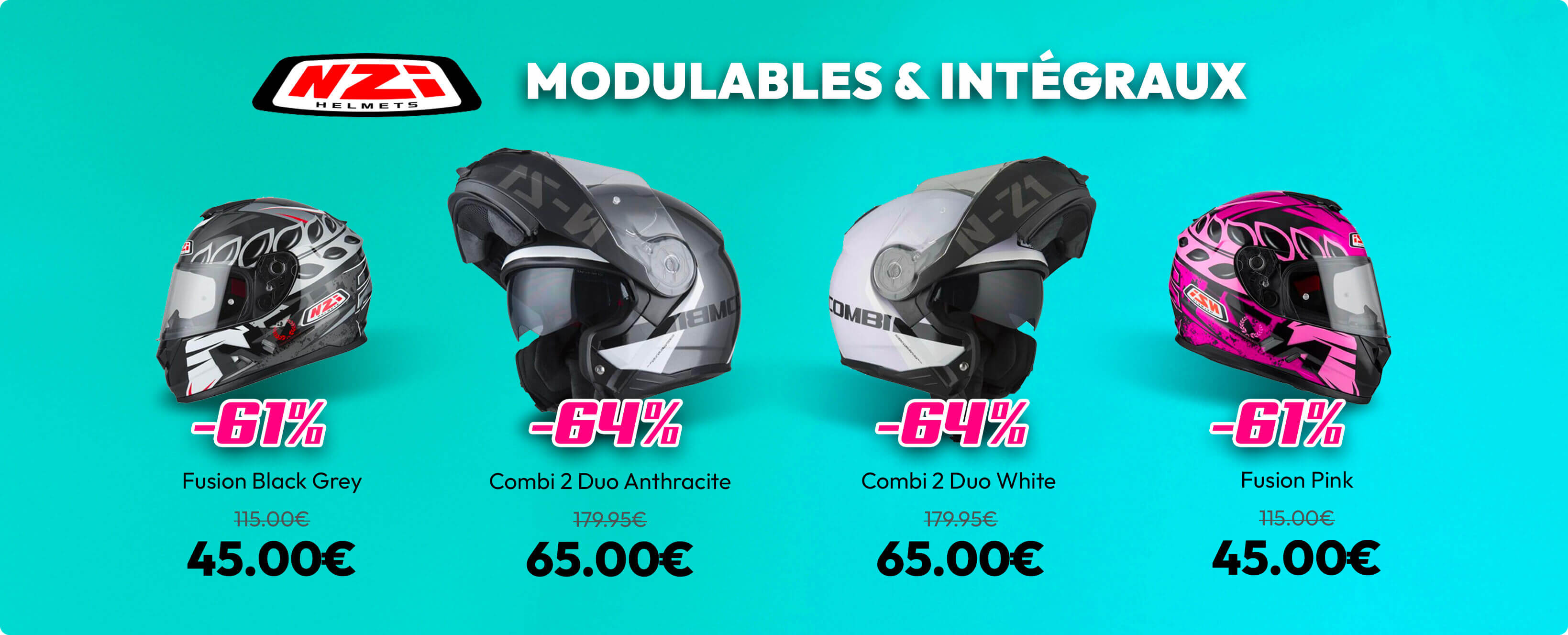 Casques NZI jusqu' -64%