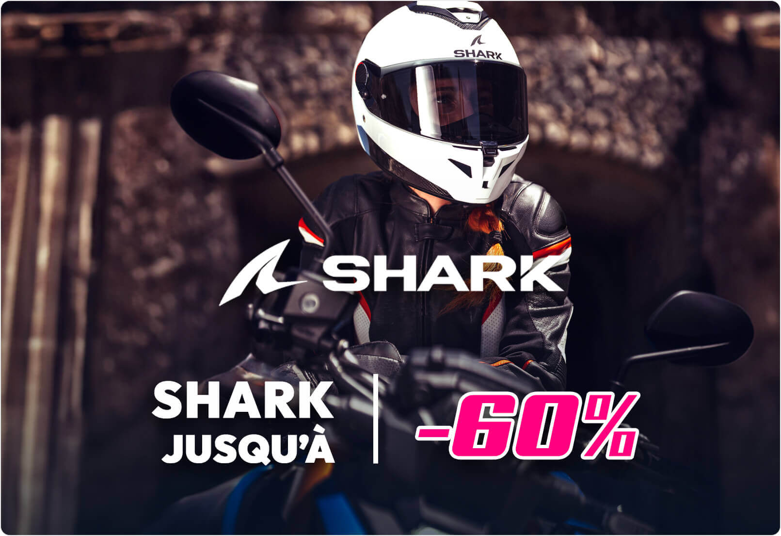 Casques Shark jusqu'à -60%