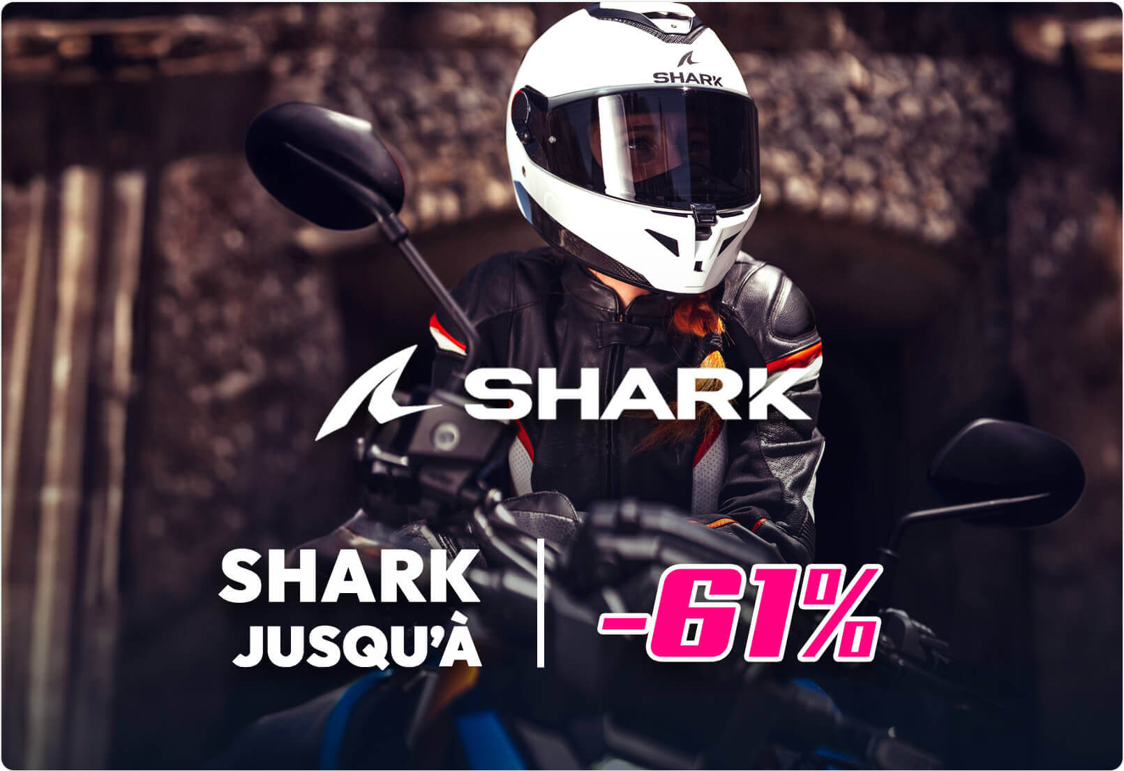 Casques Shark jusqu' -61%