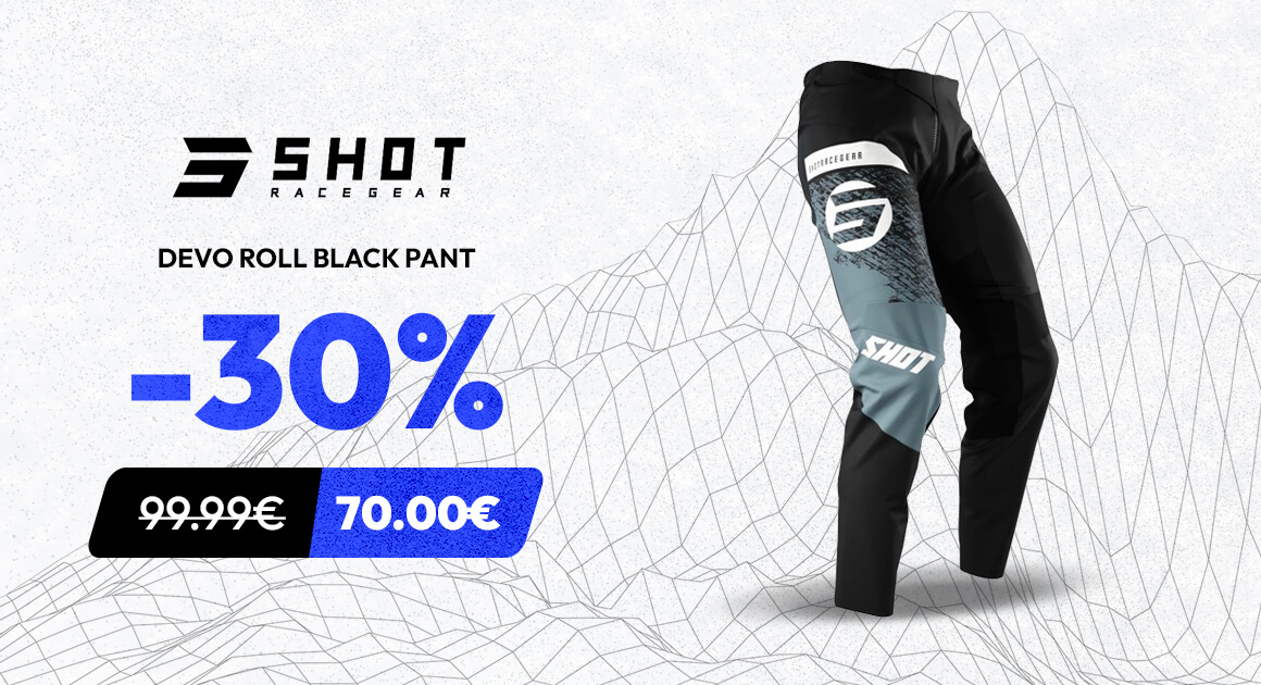 SHOT DEVO ROLL BLACK PANT