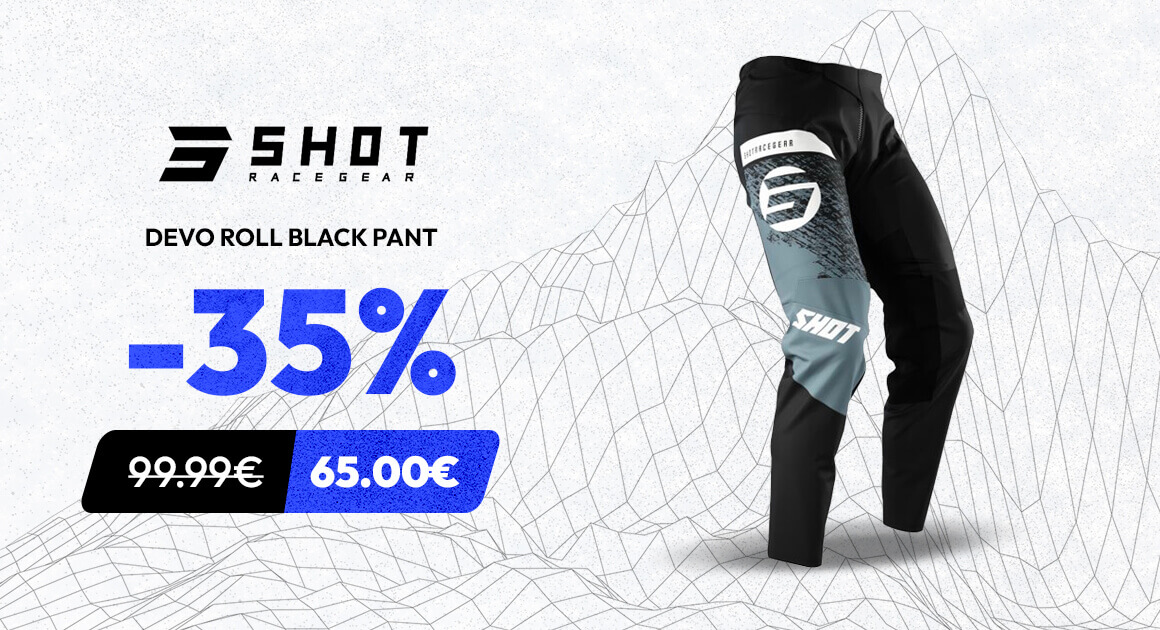 SHOT DEVO ROLL BLACK PANT
