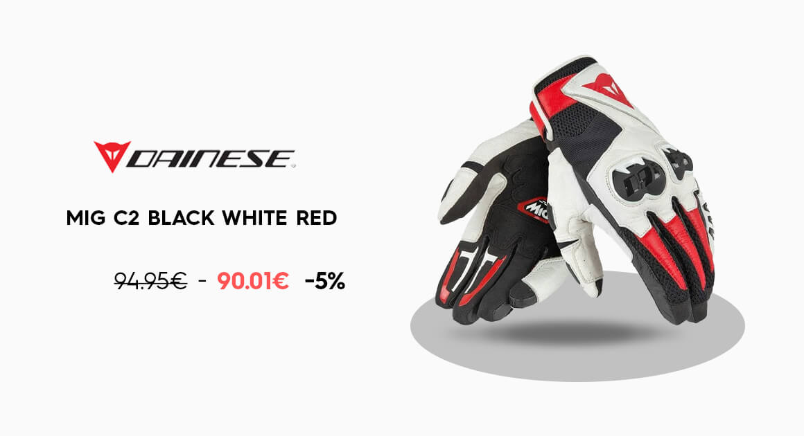 MIG C2 BLACK WHITE RED