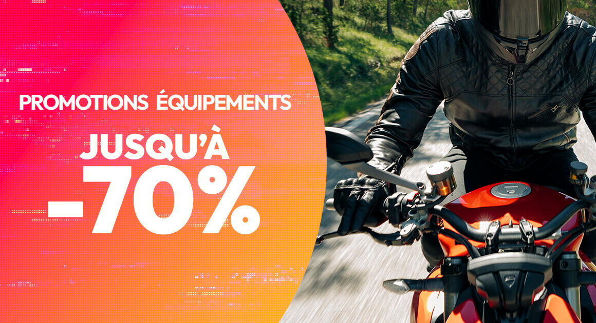 Promotions quipements jusqu' -70%