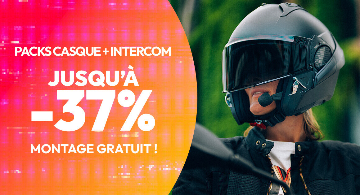 Packs casque + intercom jusqu' -37%