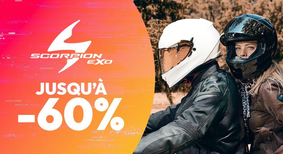 Casques Scorpion jusqu' -60%