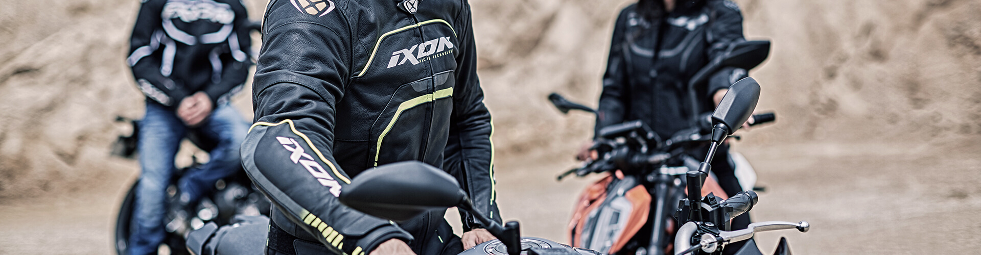 Equipement moto Ixon été et hiver, pour homme et femme