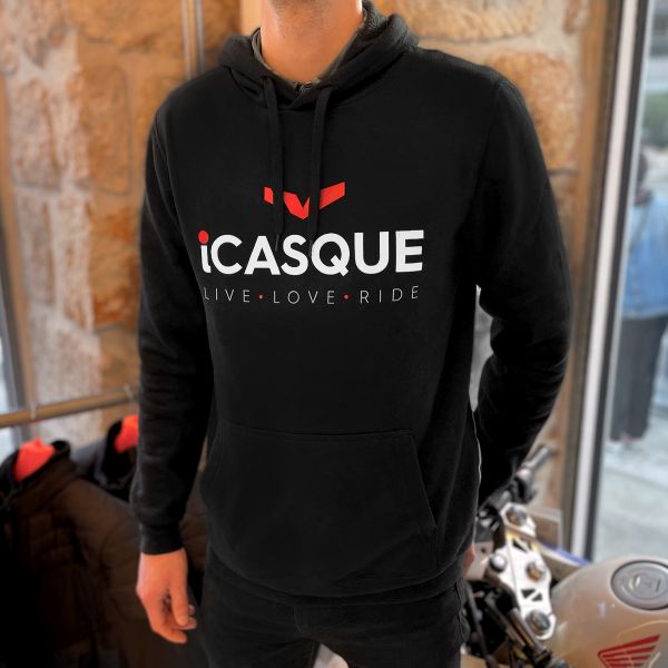 iCasque Hoodie iCasque Live Love Ride Black