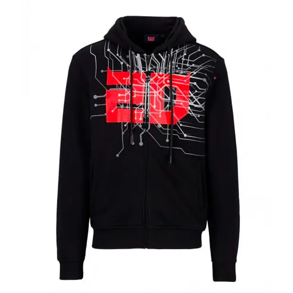 Pulls Moto FABIO QUARTARARO Zipped Hoodie Cyber 20 Black