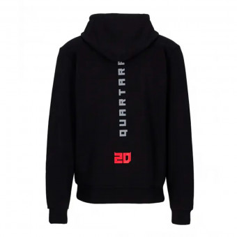 FABIO QUARTARARO Zipped Hoodie Cyber 20 Black