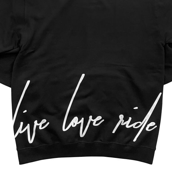iCasque Hoodie iCasque Live Love Ride Black
