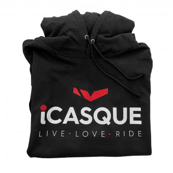 iCasque Hoodie iCasque Live Love Ride Black