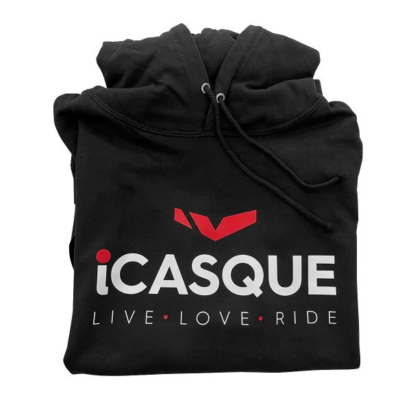 iCasque Hoodie iCasque Live Love Ride Black