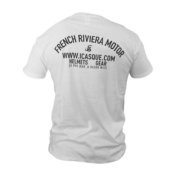 T-Shirts Moto iCasque French Riviera Motor White T-Shirts Moto iCasque French Riviera Motor White