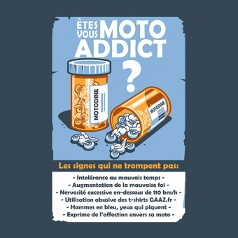 Gaaz Moto Addict (Bleu Gris)
