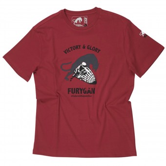 T-Shirts Moto Furygan TS MC Shotgun Red