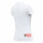 T-Shirts Moto Dainese Logo Lady White Black