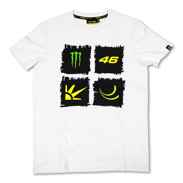 T-Shirts Moto VR 46 Monster White VR46