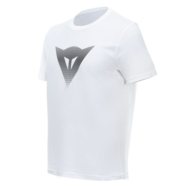 T-Shirts Moto Dainese Logo White Black