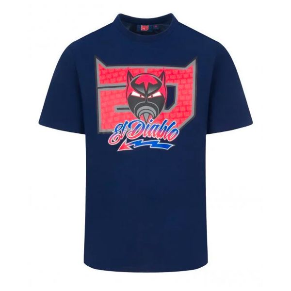 T-Shirts Moto FABIO QUARTARARO T-Shirt 20 El Diablo Blue