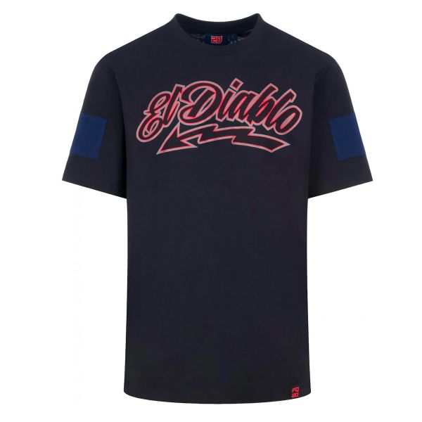 T-Shirts Moto FABIO QUARTARARO T-Shirt El Diablo Black T-Shirts Moto FABIO QUARTARARO T-Shirt El Diablo Black